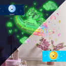 Shine In The Dark Unicorn Stars Wall Stickers for Bedroom childrensterritory