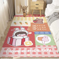 Cute Cartoon Girly Large Area Rugs for Kids Bedroom, Living Room childrensterritory