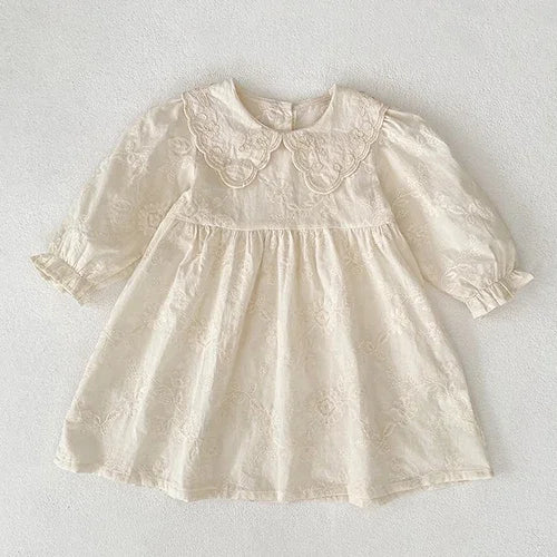 Baby Kids Long Sleeves Lace Design Christmas Party Costumes