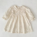 Baby Kids Long Sleeves Lace Design Christmas Party Costumes childrensterritory