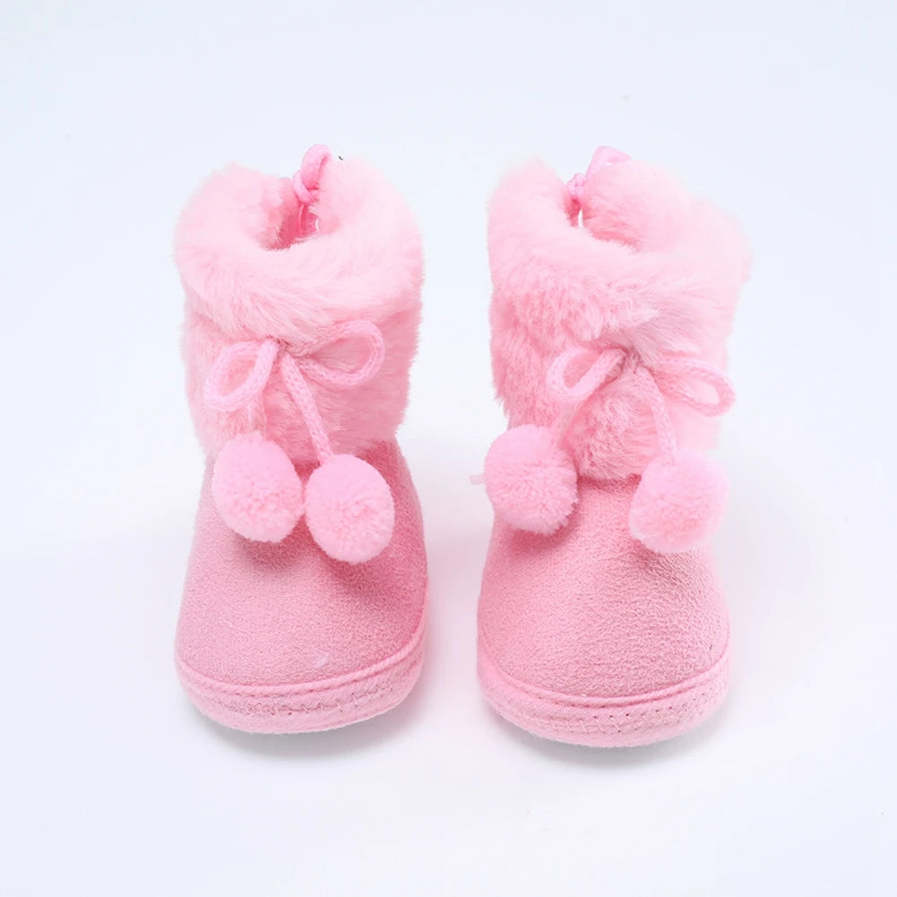 Infant Warm Cozy Fleece Snow Boots childrensterritory