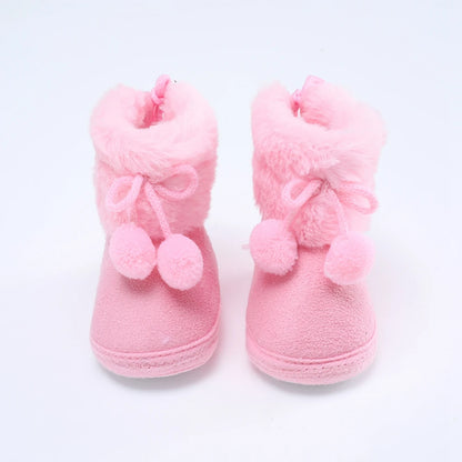 Infant Warm Cozy Fleece Snow Boots childrensterritory