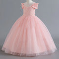 Luxury Sequins Design Long Bridesmaid Princess Dresses For Kids childrensterritory