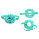 Baby Girl Elegant Chiffon Birthday Party Dresses & Headband childrensterritory