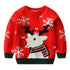 Kids’ Warm Long-Sleeve Sweater with Christmas Print childrensterritory