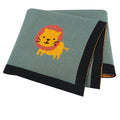Cartoon Print Soft Cotton Fabric Baby Blankets childrensterritory