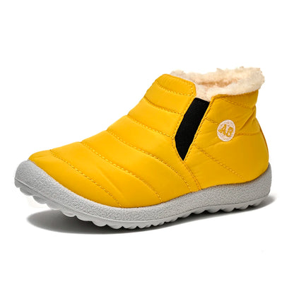 Warm Plush Leather Winter Snow Boots for KIds