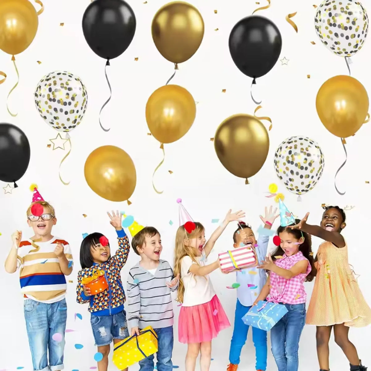 Party Decoration Black Gold Balloon Garland Arch