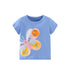Short-Sleeve Butterfly Print Girls&