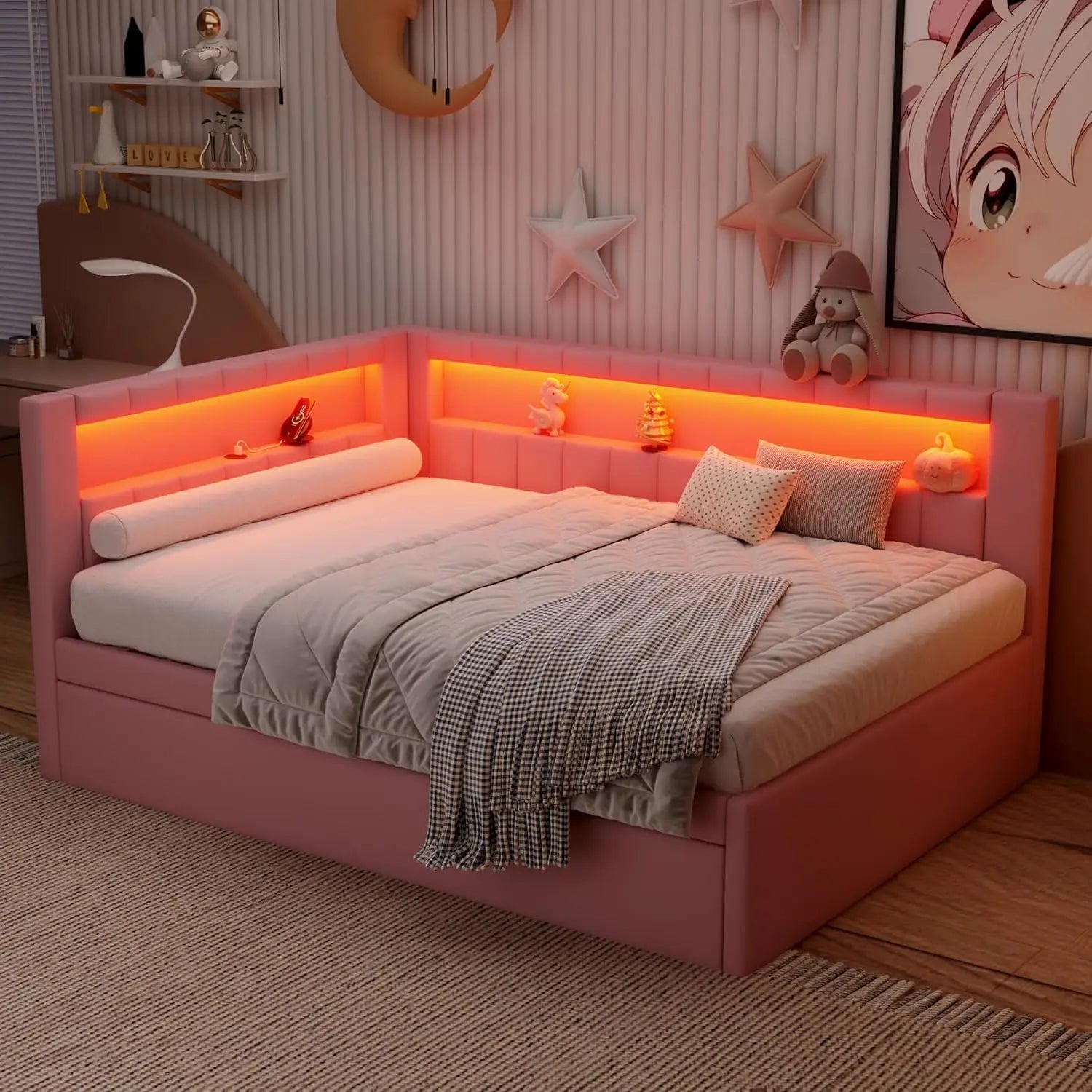 Elegant Kids Bed with High-Quality Finish childrensterritory