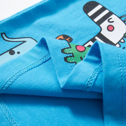 Kids Boys Cartoon Animals Fashion Print T-shirts childrensterritory