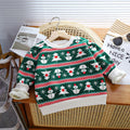 Plush Velvet Printed Casual Christmas Sweatshirts for Kids childrensterritory