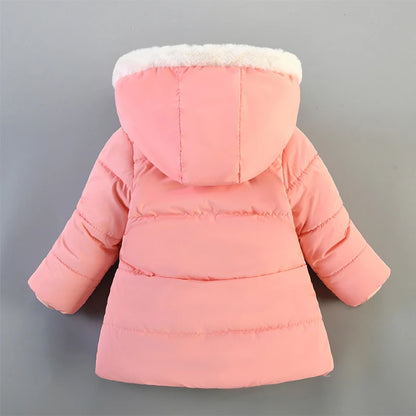 Kids Girls Warm Hooded Winter Jacket/Coat