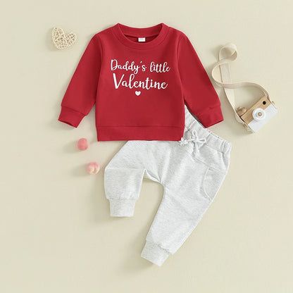 Baby Boys Letter Print Long Sleeves Outfit Sets