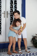 Sister and Brother Matching Cotton Floral and Knitted Clothes Set childrensterritory