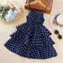 Kids Girls Polka Dot Stylish Summer Holiday Dresses childrensterritory