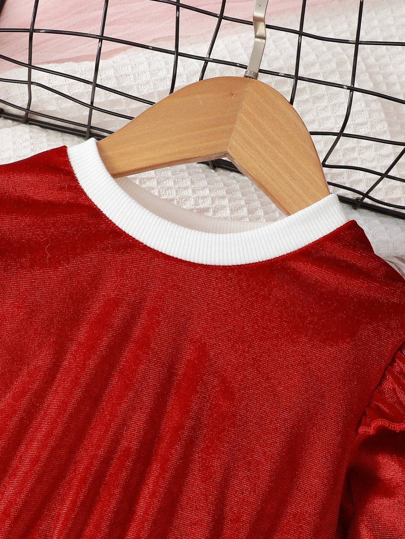 Girls' Long-Sleeved Christmas Party Dresses