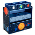 Space Adventures Design 6 Bin Kids Toy Organizer childrensterritory