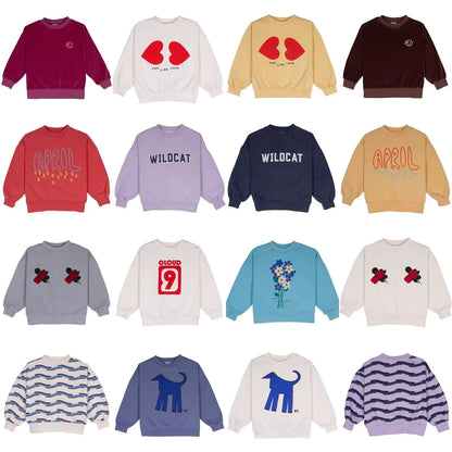 Autumn and Winter Printed Sweatshirt Pullover for Kids childrensterritory
