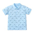 Kids Boys Cartoon Sharks Print Casual Summer T-Shirts childrensterritory