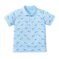 Kids Boys Cartoon Sharks Print Casual Summer T-Shirts childrensterritory