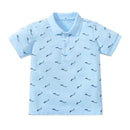 Kids Boys Cartoon Sharks Print Casual Summer T-Shirts childrensterritory