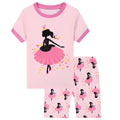 Kids Girls Cartoon Girls Print Pajamas for Summer childrensterritory