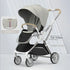 Four-wheeled High-view Portable Baby Stroller childrensterritory
