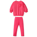 Girls Cartoon Design Full Sleeves T- Shirts And Leggings Set childrensterritory