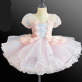 Kids Girls Sequins Tassel Modern Ballet Leotard Tutu Dresses childrensterritory