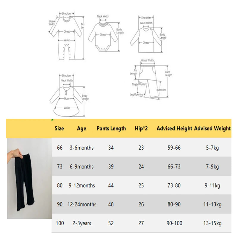 Girls' Solid Colour Elastic Casual Trousers