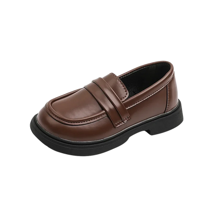 Kids Girls/Boys Round-toe Leather Shoes for Party childrensterritory