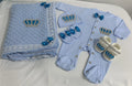 5pcs Sequin Bling Crown Design Baby Girl Welcome Home Outfits childrensterritory