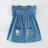 Kids Girls Floral Summer Casual Jeans Dresses childrensterritory