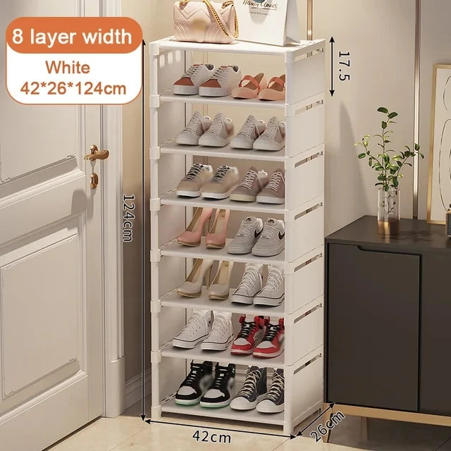 5 to 7-Layer Space-Saving Shoe Cabinet Shoe Organizer childrensterritory