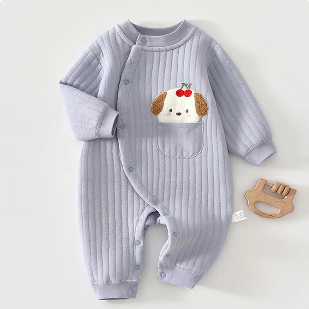 Baby Kids Long-Sleeved Winter Rompers