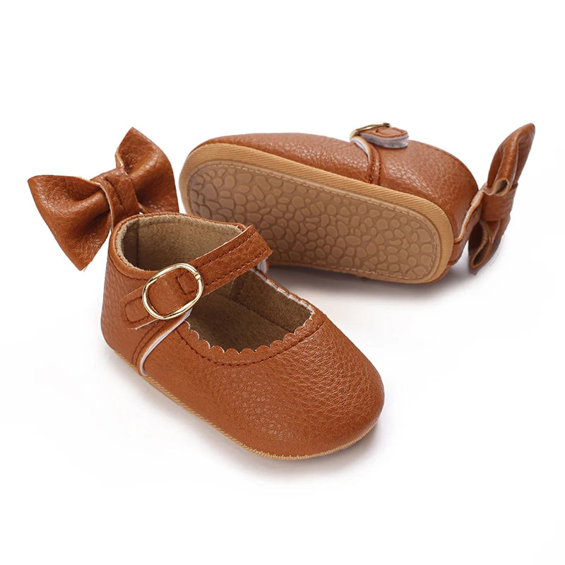 Cute Lace Design Baby Girl Non Slip Princess Crib Shoes