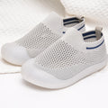 Kids Simple Mesh Knitting Breathable Outdoor Slip-on Sneakers childrensterritory
