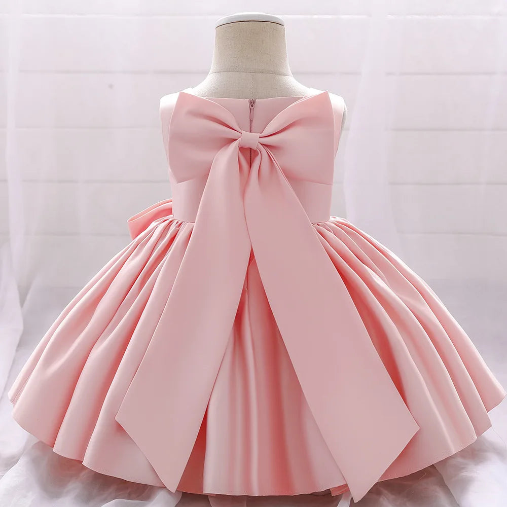 Baby/Kids Girls Bowknot Design Princess Birthday Party Dresses