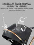 Luxury 3 IN 1 PU Leather 360-Degree Rotating Baby Stroller childrensterritory