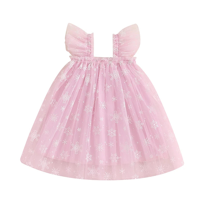 Girls' Sleeveless Fluffy Elegant Summer Dresses