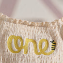 Newborn Baby Girl Long Sleeves Embroidery Design Party Dresses