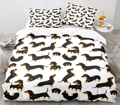 3D Cartoon Animal Print Microfiber Kids Bedding Sets childrensterritory