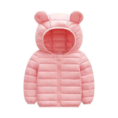 Baby Kids Cartoon Design Puffer Winter Jacket childrensterritory
