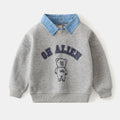 Boys' Long-Sleeved Collar Design Winter Sweater childrensterritory