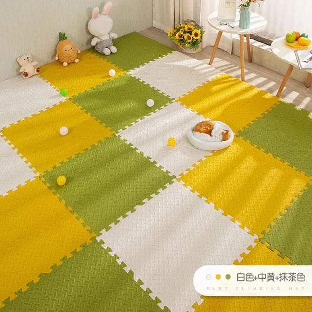 Soft Interlocking Puzzle Mat Play for Kids Room
