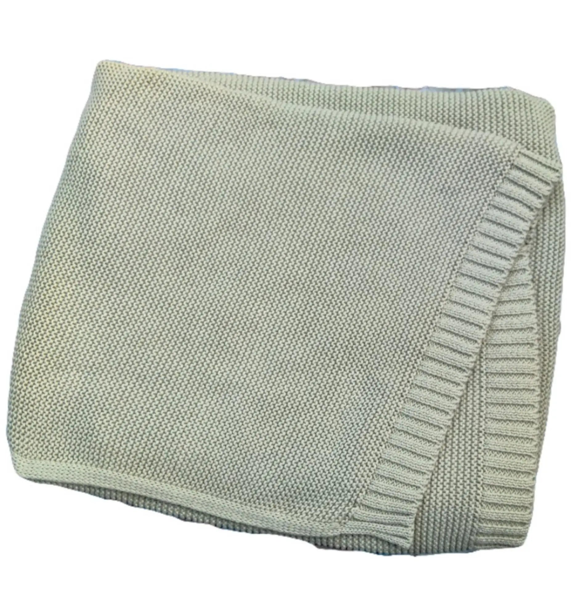 Personalized Name Embroidered Knitted Baby Blanket childrensterritory
