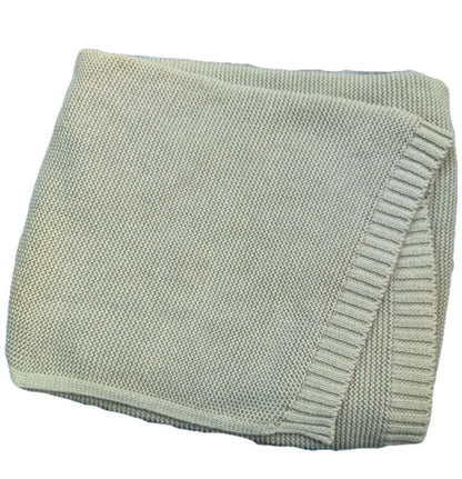 Personalized Name Embroidered Knitted Baby Blanket childrensterritory