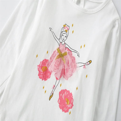 Long-Sleeved Printed Autumn Girls&