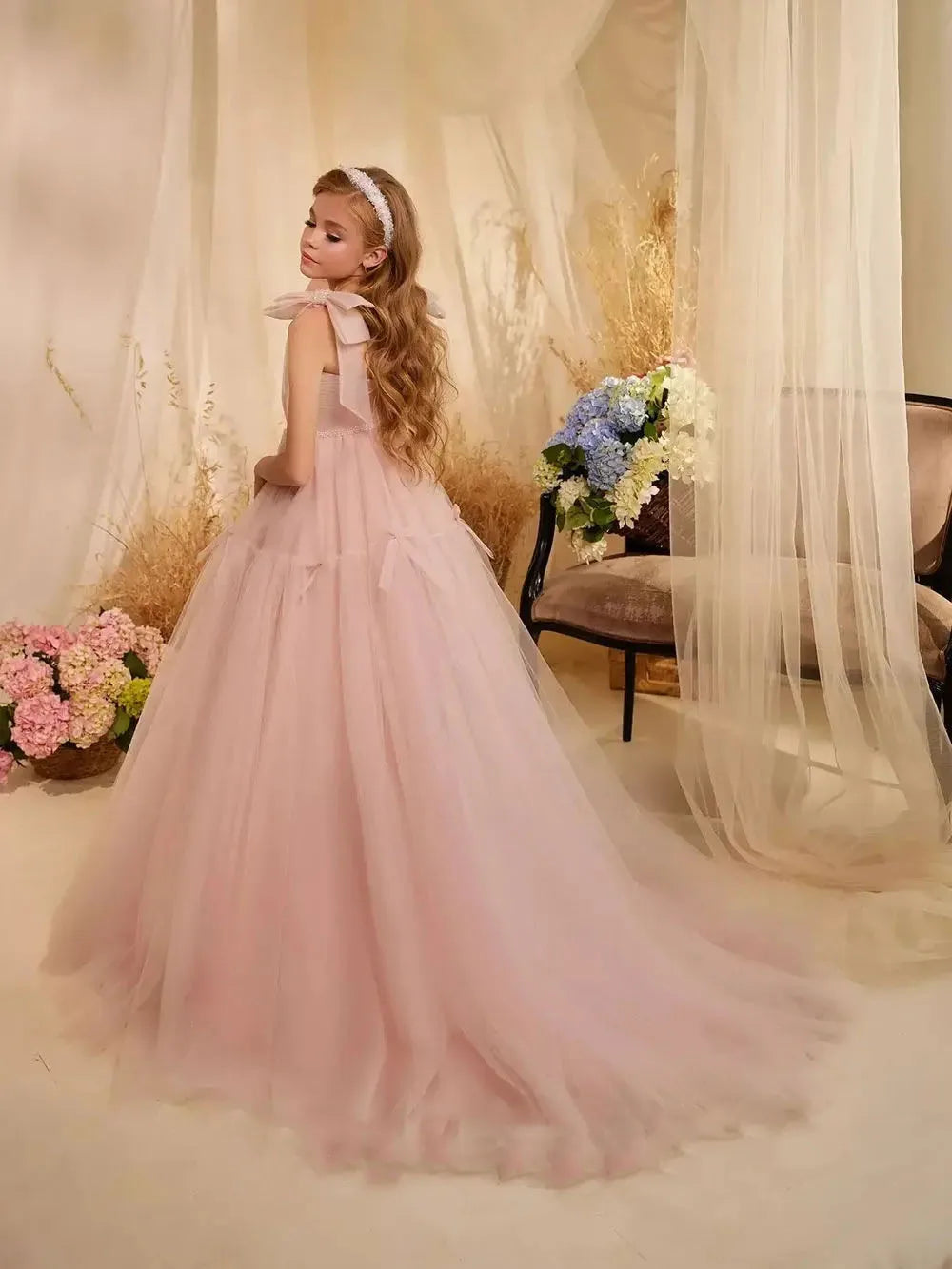 Designer Pink Fluffy Girls&